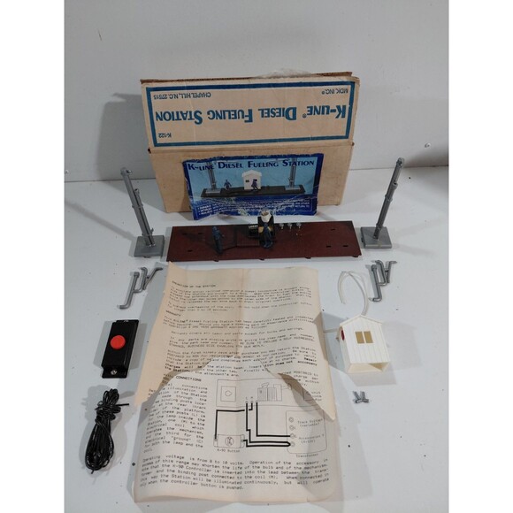 K-Line Other - K- Line K-122 O Gauge Model Railroad Accessory Diesel Fueling Station w/Box
